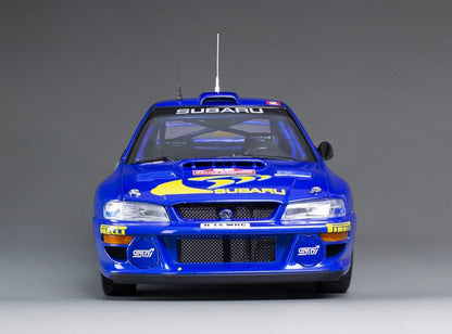 Subaru Impreza S5 WRC 98 Rallye Sanremo 1998 3rd #3 C. McRae N. Grist 1:18 Scale Diecast Model Car – Sun Star