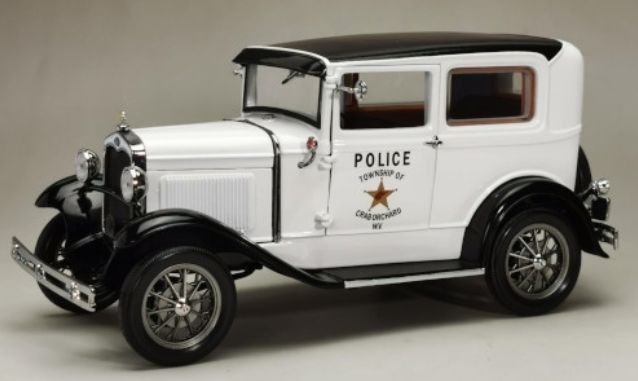 Ford Model A Tudor White West Virginia Police 1931 1:18 Scale Sun Star Diecast Model