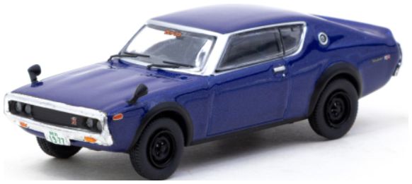Nissan Skyline 2000 GT-R (KPGC110) Blue 1974 1:64 Scale Diecast Car – Tarmac Works