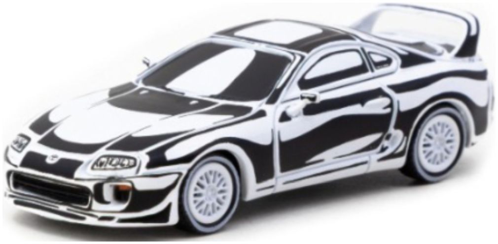 Toyota Supra Chrome Silver 1:64 Scale Diecast Car – Tarmac Works