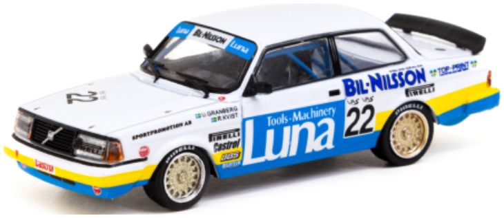 Volvo 240 Turbo #22 U Granberg/R Kvist ETCC Zolder 1984 1:64 Scale Tarmac Works Diecast Model
