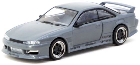 Nissan Silvia (S14) Grey 1:64 Scale Diecast Car – Pop Race