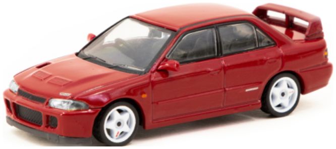Mitsubishi Lancer GSR Evolution II Red 1:64 Scale Tarmac Works Diecast Model