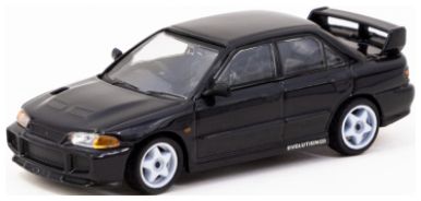 Mitsubishi Lancer GSR Evolution III Black 1:64 Scale Tarmac Works Diecast Model