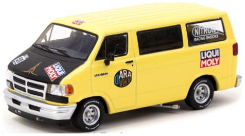 Dodge Van Yellow 1:64 Scale Tarmac Works Diecast Model