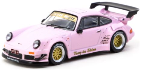 Porsche RWB 930 Pink/Gold Scale Diecast Car – Pop Race