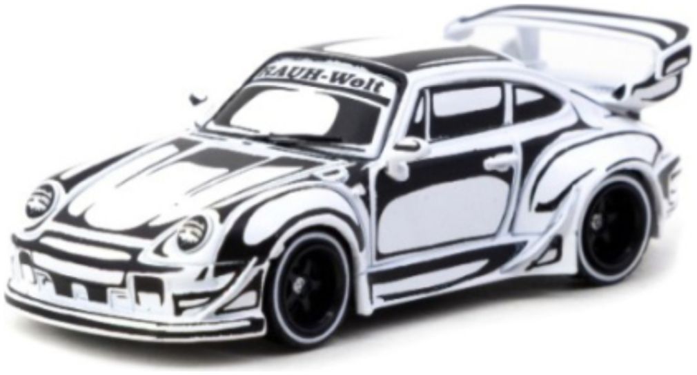Porsche RWB 993 Silver 1:64 Scale Diecast Car – Tarmac Works