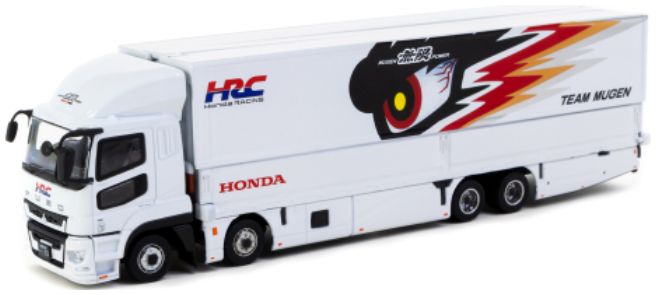 Mitsubishi Fuso Super Great Transporter White 1:64 Scale Tarmac Works Diecast Model