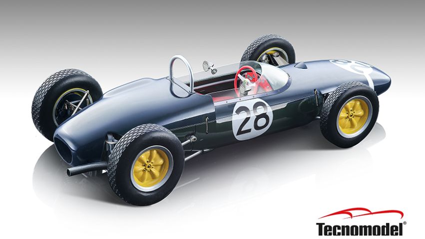 Lotus 21 Climax #28 F1 Italian GP 1961 Stirling Moss 1:18 Scale Resin Car – Tecnomodel-Tecnomodel-Diecast Model Centre
