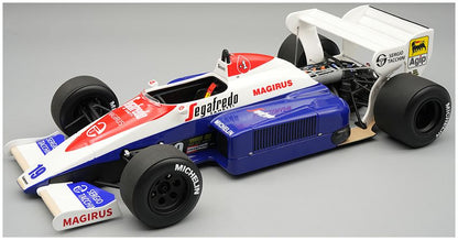 Toleman TG184 #19 F1 British GP 1984 Ayrton Senna 1:18 Scale Resin Car – Tecnomodel-Tecnomodel-Diecast Model Centre