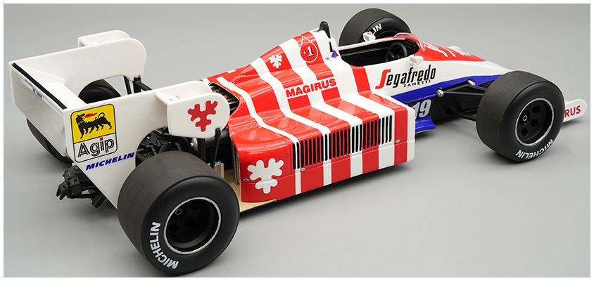Toleman TG184 #19 F1 Portuguese GP 1984 Ayrton Senna 1:18 Scale Resin Car – Tecnomodel