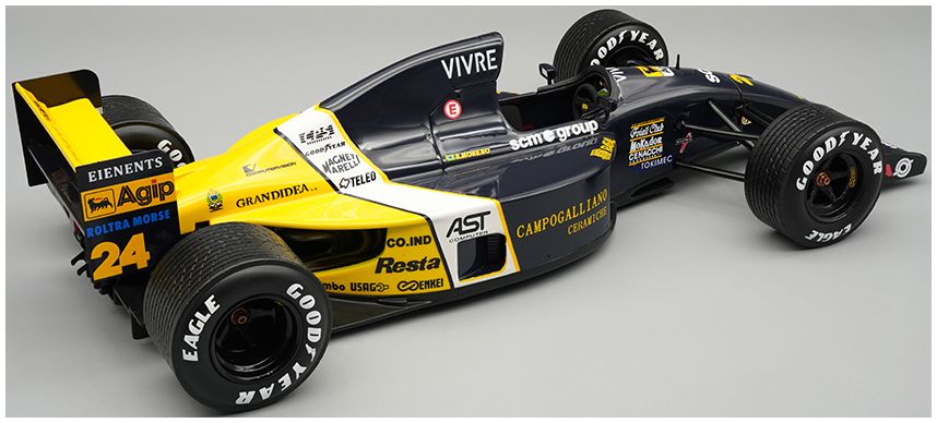 Minardi M191 w/Rain Tyres #24 F1 Australian GP 1991 Robert Moreno 1:18 Scale Resin Car – Tecnomodel