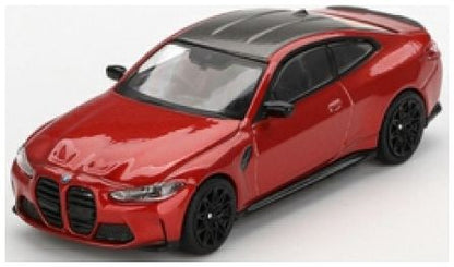 BMW M4 Competition (G82) Sakhir Orange (RHD) 1:64 Scale MINI GT Diecast Model
