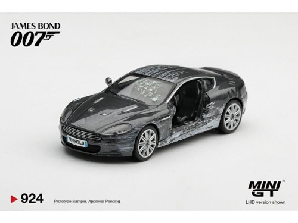Aston Martin DBS Quantum of Solace (LHD) English Blister Packaging 1:64 Scale Diecast Car – MINI GT