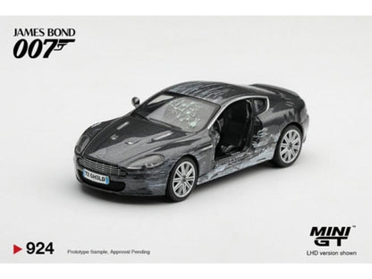 Aston Martin DBS Quantum of Solace (LHD) English Blister Packaging 1:64 Scale Diecast Car – MINI GT