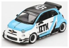 Abarth 595 LB-Works X Abas Works IZTK (LHD) 1:64 Scale MINI GT Diecast Model (Blister Packaging)