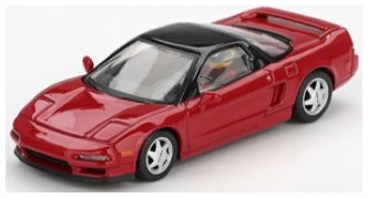 Honda NS-X Prototype Midship Sports 1989 Ayrton Senna w/Figure (LHD) 1:64 Scale Diecast Model Car – MINI GT