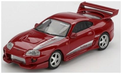 Toyota Supra Veilside Combat V-I Red (LHD) 1:64 Scale Diecast Model Car – MINI GT