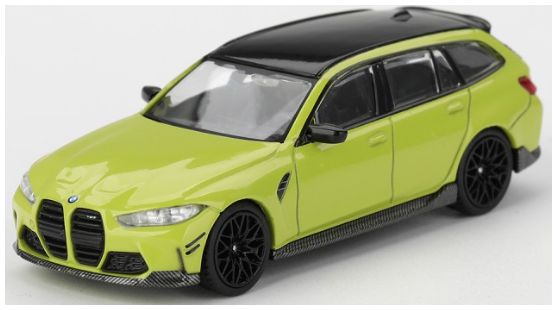 BMW M3 M Performance Touring Sao Paulo Yellow (LHD) 1:64 Scale Diecast Model Car – MINI GT