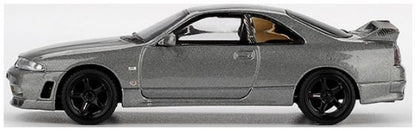 Nissan Skyline GT-R Dark Metal Grey (Nismo BCNR33 CRS Version) (RHD) Blister Packaging 1:64 Scale Diecast Model Car – MINI GT