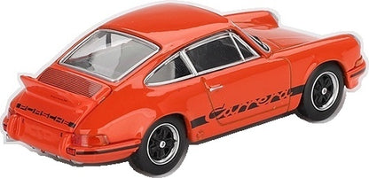 Porsche 911 Carrera RS 2.7 Tangerine w/Black Livery (LHD) 1:64 Scale Diecast Model Car – MINI GT