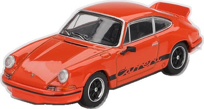 Porsche 911 Carrera RS 2.7 Tangerine w/Black Livery (LHD) 1:64 Scale Diecast Model Car – MINI GT