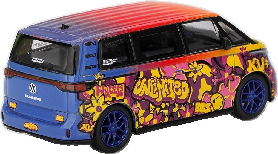 Volkswagen ID.Buzz KW/BBS (LHD) Blister Packaging 1:64 Scale Diecast Model MPV – MINI GT
