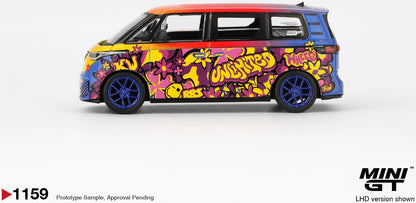 Volkswagen ID.Buzz KW/BBS (LHD) Blister Packaging 1:64 Scale Diecast Model MPV – MINI GT