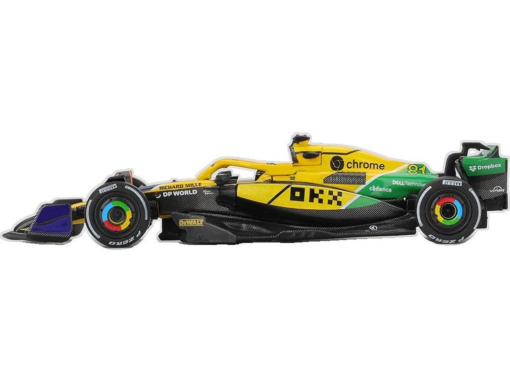 McLaren MCL38 #81 F1 Monaco GP 2024 Oscar Piastri 1:64 Scale Diecast Car – MINI GT