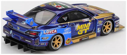 Nissan LB-Super Silhouette S15 Silvia #555 Liberty Walk 2025 Halloween (RHD) 1:64 Scale Diecast Model Car – MINI GT