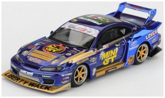 Nissan LB-Super Silhouette S15 Silvia #555 Liberty Walk 2025 Halloween (RHD) 1:64 Scale Diecast Model Car – MINI GT