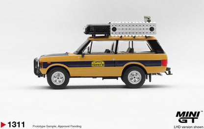 Land Rover Range Rover 1981 Camel Trophy Sumatra N.Sudmann/F.Hofmann (LHD) Blister Packaging 1:64 Scale Diecast Model Car – MINI GT