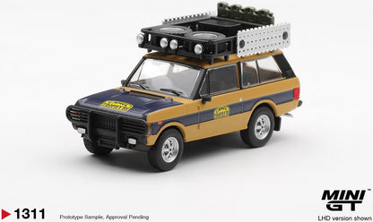 Land Rover Range Rover 1981 Camel Trophy Sumatra N.Sudmann/F.Hofmann (LHD) Blister Packaging 1:64 Scale Diecast Model Car – MINI GT