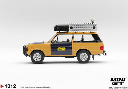 Land Rover Range Rover 1981 Camel Trophy Sumatra H.Fischer/W.Bays (LHD) Blister Packaging 1:64 Scale Diecast Model Car – MINI GT