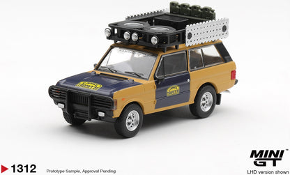 Land Rover Range Rover 1981 Camel Trophy Sumatra H.Fischer/W.Bays (LHD) Blister Packaging 1:64 Scale Diecast Model Car – MINI GT