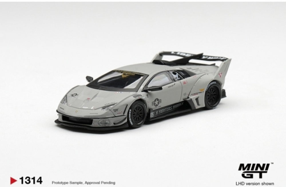 Lamborghini LB-Silhouette Works Murcielago GT EVO Fighter (LHD) 1:64 Scale Diecast Model Car – MINI GT