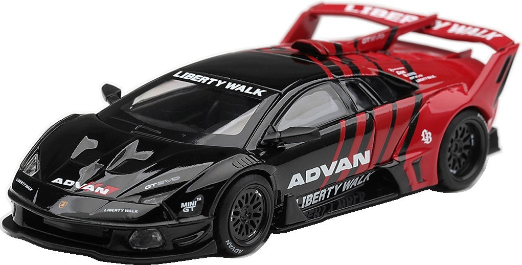 Lamborghini LB-Silhouette Works Murcielago GT EVO Advan (RHD) 1:64 Scale Diecast Car – MINI GT