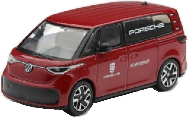 Volkswagen ID Buzz Porsche Renndienst (LHD) Blister Packaging 1:64 Scale Diecast MPV – MINI GT
