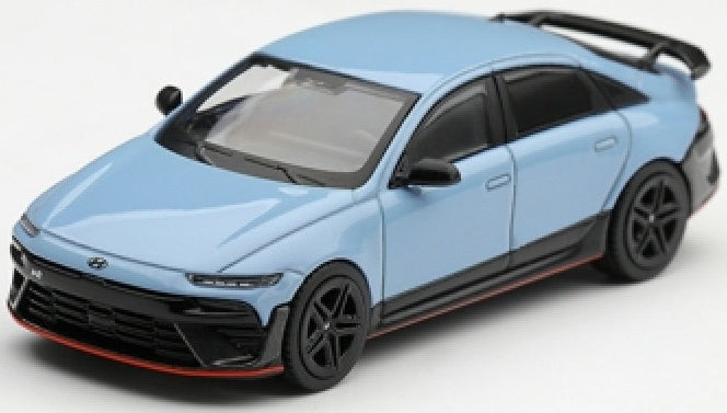 Hyundai Ioniq 6 N Performance Blue Pearl (LHD) 1:64 Scale Diecast Car – MINI GT