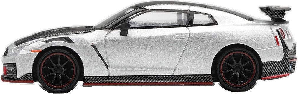 Nissan GT-R Nismo 2024 Silver (LHD) 1:64 Scale Diecast Car – MINI GT