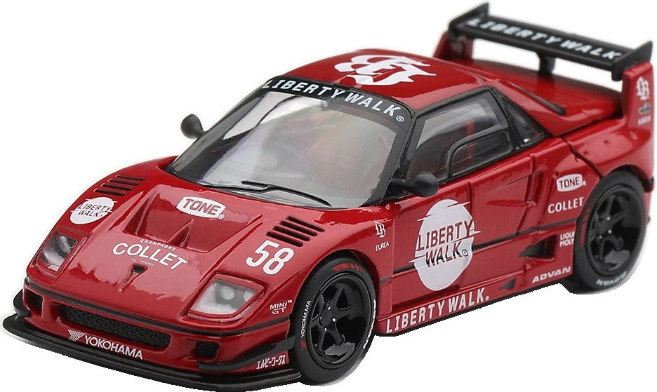 Mazda AZ-1 Liberty Walk LB40 LB-Hinomaru Red (RHD) 1:64 Scale Diecast Car – MINI GT