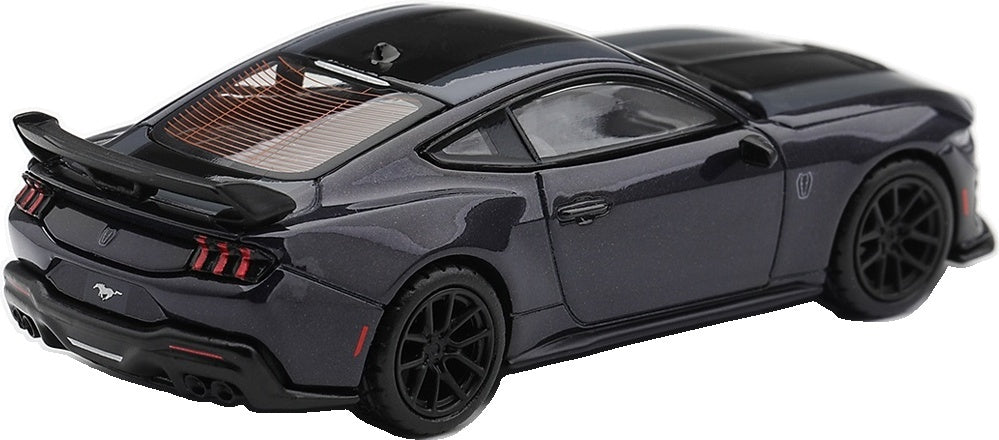 Ford Mustang Dark Horse Blue Ember (RHD) 1:64 Scale Diecast Car – MINI GT