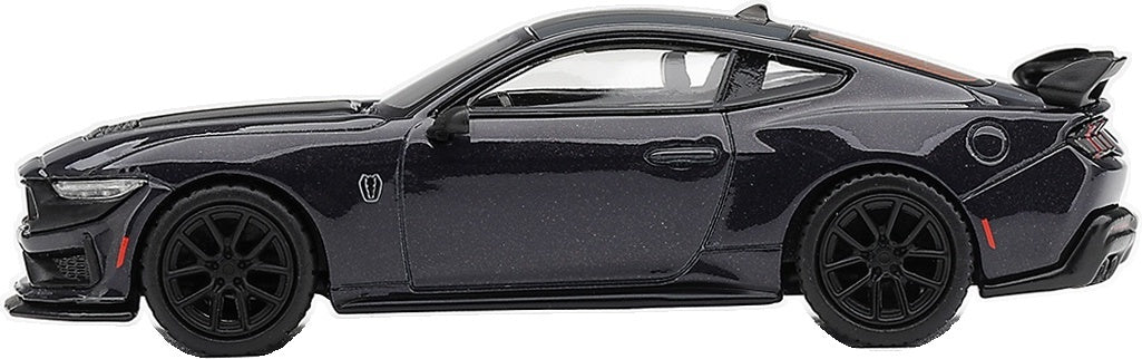 Ford Mustang Dark Horse Blue Ember (RHD) 1:64 Scale Diecast Car – MINI GT
