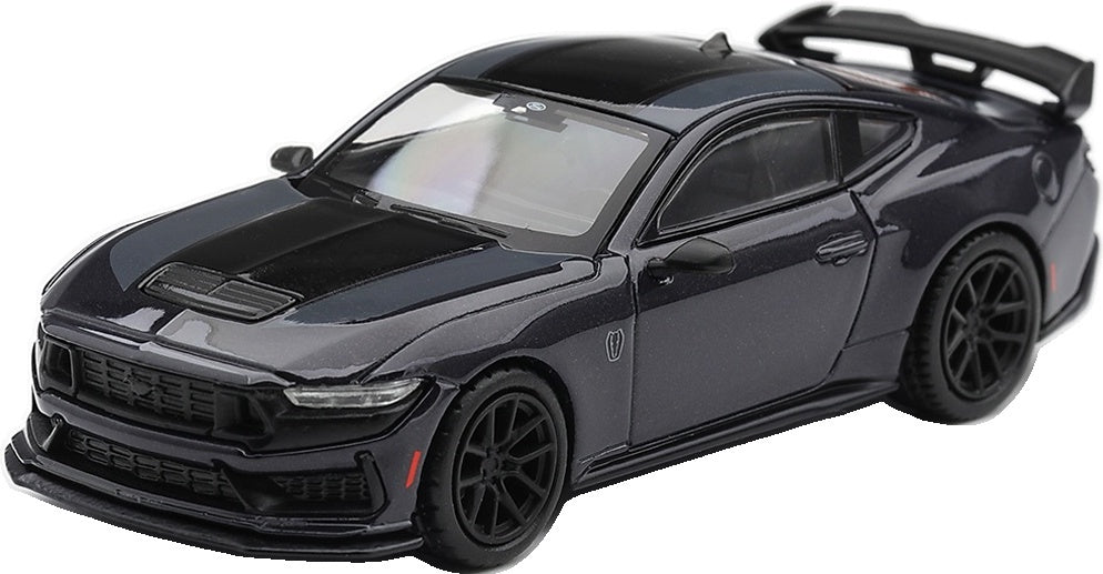 Ford Mustang Dark Horse Blue Ember (LHD) 1:64 Scale Diecast Car – MINI GT