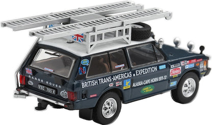 Range Rover 1971 British Trans-Americas Expedition (VXC 765K) (LHD) 1:64 Scale Diecast Car – MINI GT