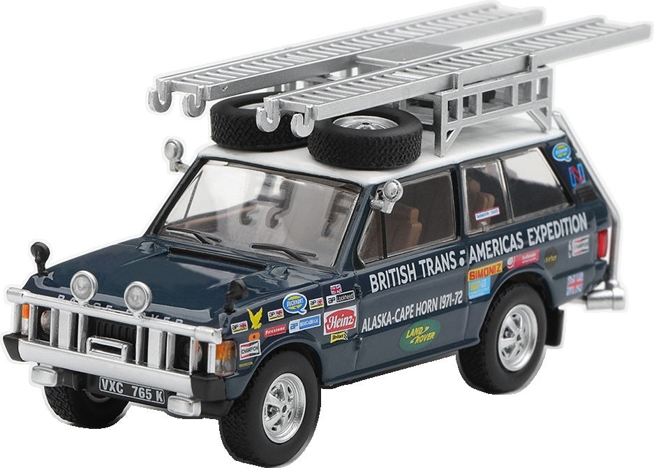 Range Rover 1971 British Trans-Americas Expedition (VXC 765K) (LHD) 1:64 Scale Diecast Car – MINI GT