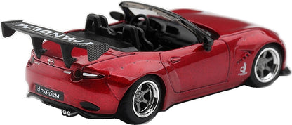 Mazda Miata MX-5 (ND) Pandem Kodo Red (LHD) 1:64 Scale Diecast Car – MINI GT