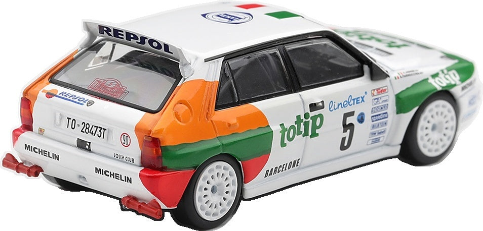 Lancia Delta HF Intergrale Evoluzione #5 Rallye Monte Carlo 1993 1:64 Scale Diecast Car – MINI GT
