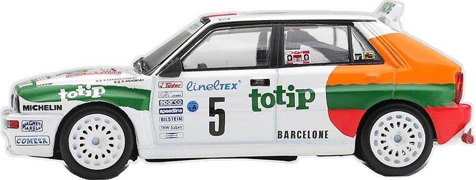 Lancia Delta HF Intergrale Evoluzione #5 Rallye Monte Carlo 1993 1:64 Scale Diecast Car – MINI GT