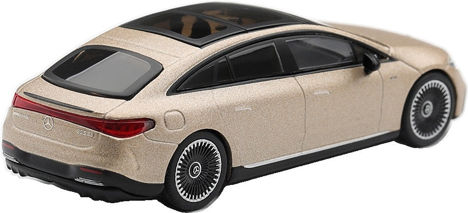 Mercedes-Benz AMG EQS 53 Gold (LHD) 1:64 Scale Diecast Car – MINI GT